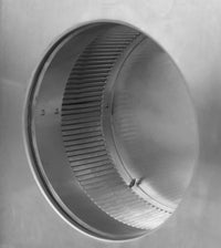 Static Vent 7" with Curb Mount Sub Base - Round Back Vent | 7" Diameter | 2" Tall Collar | 38 Sq. In. NFA - Active Ventilation Products