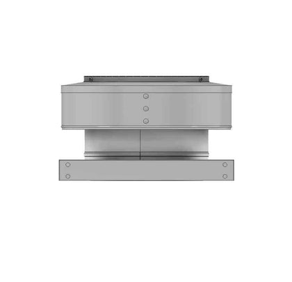 Static Vent 7" with Curb Mount Sub Base - Round Back Vent |  7" Diameter | 2" Tall Collar  |  38 Sq. In. NFA