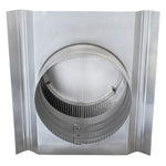 Round Back Roof Jack for SM-Rib Panel | 7" Diameter | 2" Tall Collar | Metal Roof