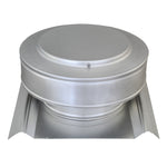 Round Back Roof Vent for SM-Rib Panel | 7" Diameter | 2" Tall Collar | Metal Roof | 38 Sq. In. NFA