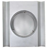 Round Back Roof Vent for SM-Rib Panel | 7" Diameter | 2" Tall Collar | Metal Roof | 38 Sq. In. NFA