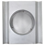 Round Back Roof Vent for SM-Rib Panel | 7" Diameter | 2" Tall Collar | Metal Roof | 38 Sq. In. NFA