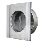Round Back Roof Vent for SM-Rib Panel | 7" Diameter | 2" Tall Collar | Metal Roof | 38 Sq. In. NFA