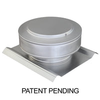 Round Back Roof Vent for SM-Rib Panel | 7" Diameter | 2" Tall Collar | Metal Roof | 38 Sq. In. NFA