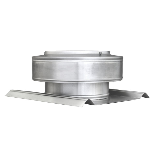 Round Back Roof Vent for SM-Rib Panel | 7" Diameter | 2" Tall Collar | Metal Roof | 38 Sq. In. NFA | Side View