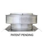 Round Back Roof Vent for SM-Rib Panel | 7" Diameter | 2" Tall Collar | Metal Roof | 38 Sq. In. NFA