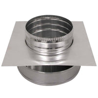Model RBV - 7 - C2 - TP | Round Back Vent | 7" Diameter | 2" Tall Collar | Tail Pipe - Active Ventilation Products