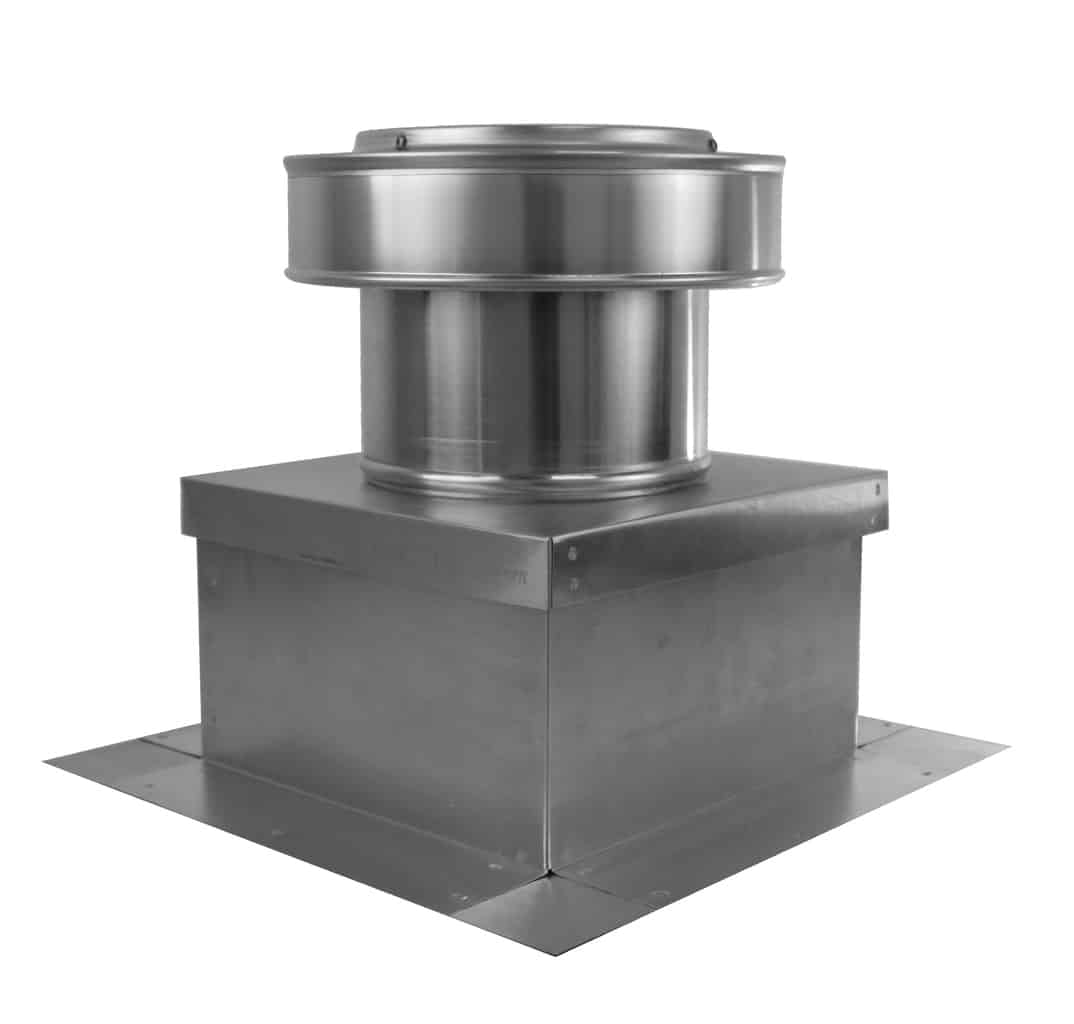 Model RC-7-H6-Ins |  Roof Curb for 7" Diameter Vent | 6" high walls | Insulated Walls