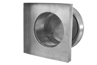 Model RBV-7-C4-CMF | Round Back Static Vent |  7" Diameter | 4" Tall Collar  |  38 Sq. In. NFA