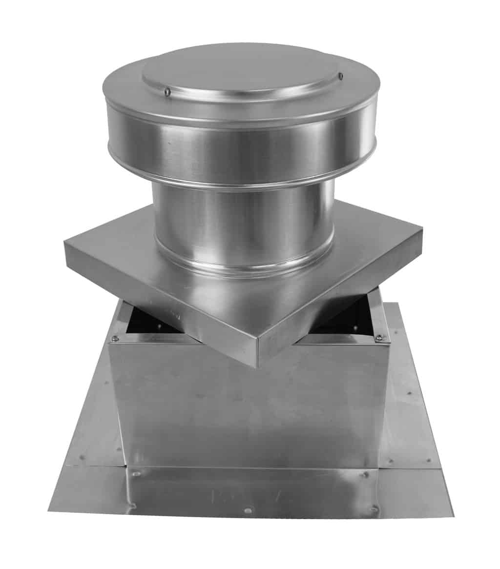 Model RC-7-H6-Ins |  Roof Curb for 7" Diameter Vent | 6" high walls | Insulated Walls