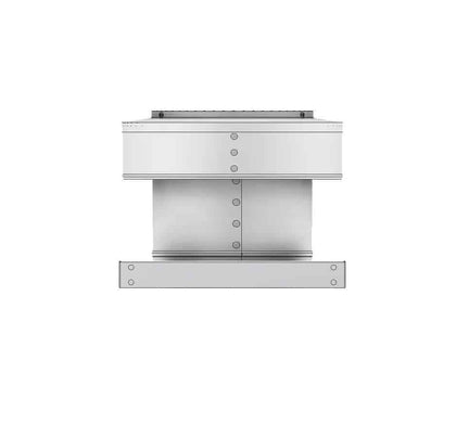 Static Vent 7" with Curb Mount Sub Base - Round Back Vent |  7" Diameter | 4" Tall Collar  |  38 Sq. In. NFA