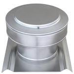 Round Back Roof Vent for SM-Rib Panel | 7" Diameter | 4" Tall Collar | Metal Roof | 38 Sq. In. NFA