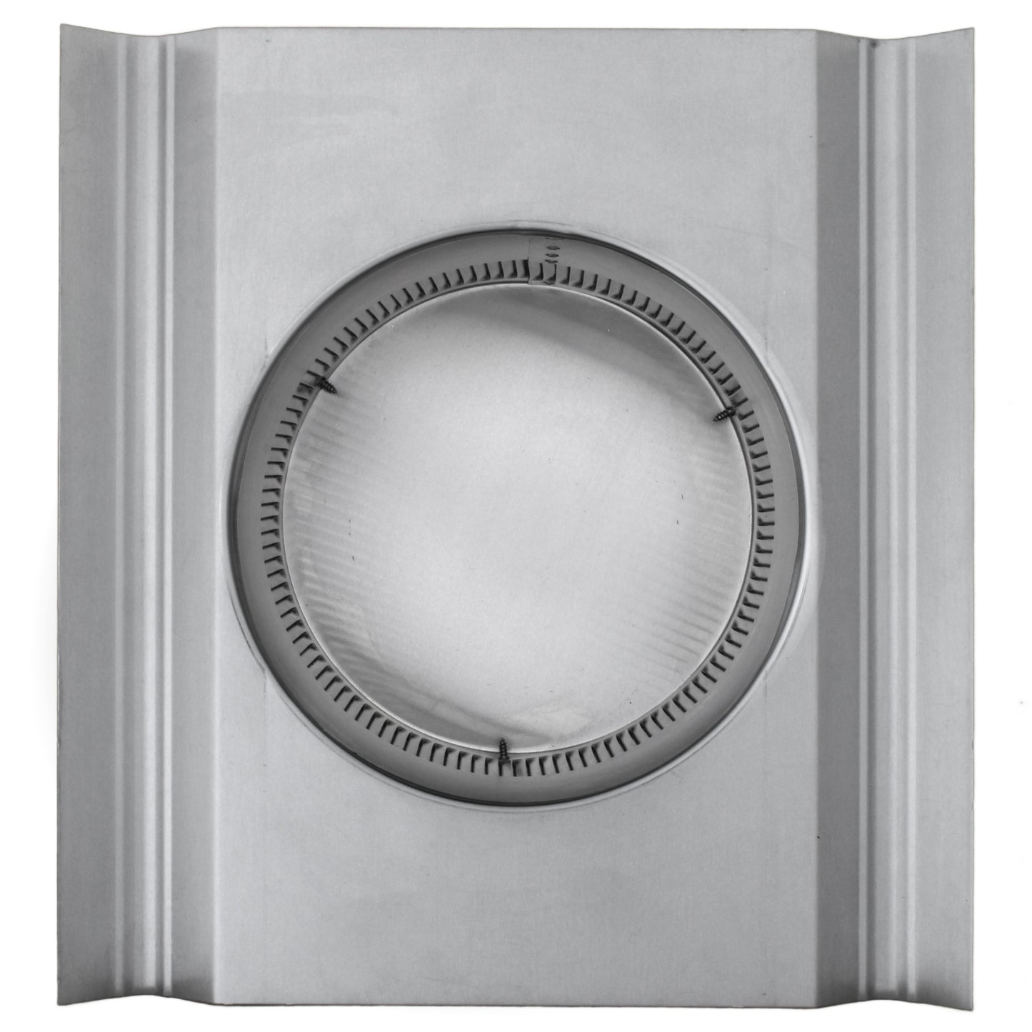 Round Back Roof Vent for SM-Rib Panel | 7" Diameter | 4" Tall Collar | Metal Roof | 38 Sq. In. NFA