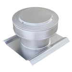 Round Back Roof Vent for SM-Rib Panel | 7" Diameter | 4" Tall Collar | Metal Roof | 38 Sq. In. NFA