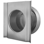 Round Back Roof Vent for SM-Rib Panel | 7" Diameter | 4" Tall Collar | Metal Roof | 38 Sq. In. NFA