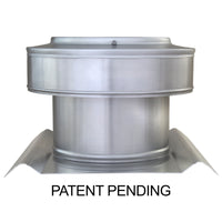 Round Back Roof Vent for SM-Rib Panel | 7" Diameter | 4" Tall Collar | Metal Roof | 38 Sq. In. NFA