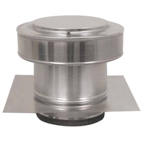 Model RBV - 7 - C4 - TP | Round Back Vent | 7" Diameter | 4" Tall Collar | Tail Pipe - Active Ventilation Products