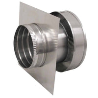 Model RBV - 7 - C4 - TP | Round Back Vent | 7" Diameter | 4" Tall Collar | Tail Pipe - Active Ventilation Products