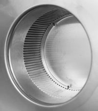 Static Vent - Round Back Roof Vent | 7" Diameter | 2" Tall Collar | Flat Flange | 38 Sq. In. NFA - Active Ventilation Products