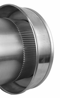 Static Vent - Round Back Roof Vent | 7" Diameter | 2" Tall Collar | Flat Flange | 38 Sq. In. NFA - Active Ventilation Products