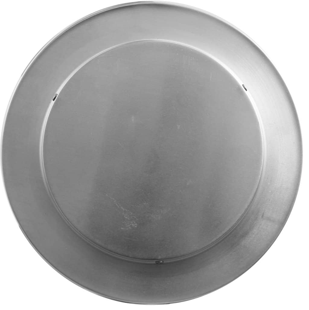 Model RBV-7-C2 | Round Back Roof Vent | 7" Diameter | 2" Tall Collar | Flat Flange | 38 Sq. In. NFA