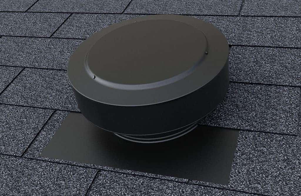 Model RBV-8-C2 | Round Back Roof Vent | 8" Diameter | 2" Tall Collar | Flat Flange | 50 Sq. In. NFA