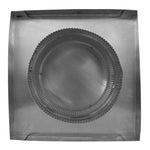 Model RBV - 8 - C2 - CMF - TP | Round Back Vent | 8" Diameter | " 2" Tall Collar | Curb Mount Flange | Tail Pipe - Active Ventilation Products