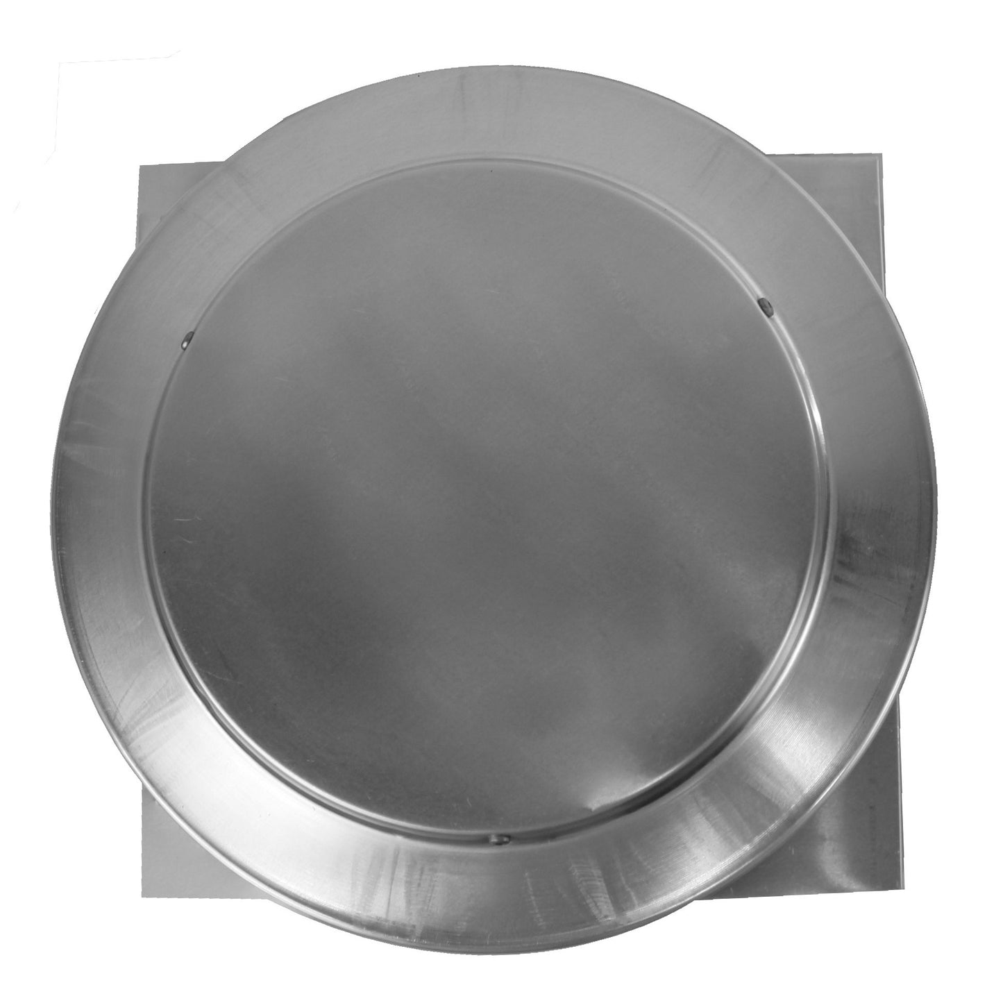 Model RBV-8-C2-CMF-TP | Round Back Vent  |  8" Diameter | " 2" Tall Collar  | Curb Mount Flange  |  Tail Pipe