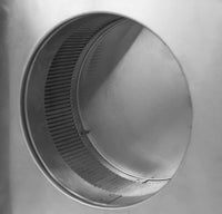 Static Vent 8" with Curb Mount Sub Base - Round Back Vent | 8" Diameter | 2" Tall Collar | 50 Sq. In. NFA - Active Ventilation Products