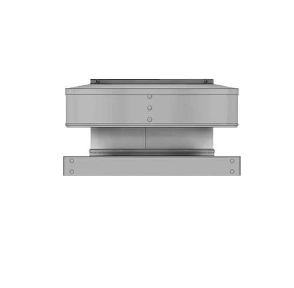 Static Vent 8" with Curb Mount Sub Base - Round Back Vent |  8" Diameter | 2" Tall Collar  |  50 Sq. In. NFA