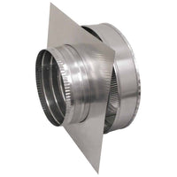 Model RBV - 8 - C2 - TP | Round Back Vent | 8" Diameter | 2" Tall Collar | Tail Pipe - Active Ventilation Products