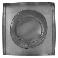 Model RBV - 8 - C4 - CMF - TP | Round Back Vent | 8" Diameter | " 4" Tall Collar | Curb Mount Flange | Tail Pipe - Active Ventilation Products