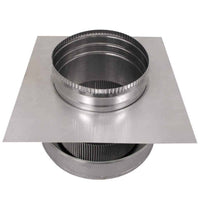 Model RBV - 8 - C4 - TP | Round Back Vent | 8" Diameter | 4" Tall Collar | Tail Pipe - Active Ventilation Products