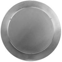 Static Vent - Round Back Roof Vent | 8" Diameter | 2" Tall Collar | Flat Flange | 50 Sq. In. NFA - Active Ventilation Products