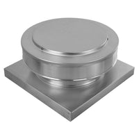 Model RBV - 9 - C2 - CMF - TP | Round Back Vent | 9" Diameter | " 2" Tall Collar | Curb Mount Flange | Tail Pipe - Active Ventilation Products