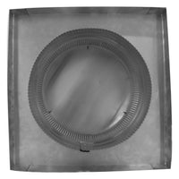 Model RBV - 9 - C2 - CMF - TP | Round Back Vent | 9" Diameter | " 2" Tall Collar | Curb Mount Flange | Tail Pipe - Active Ventilation Products