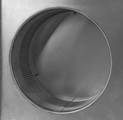 Model RBV-9-C2-CMF | Round Back Static Vent |  9" Diameter | 2" Tall Collar  |  63 Sq. In. NFA