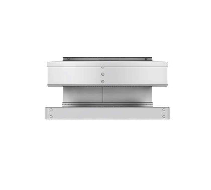 Static Vent 9" with Curb Mount Sub Base - Round Back Vent |  9" Diameter | 2" Tall Collar  |  63 Sq. In. NFA