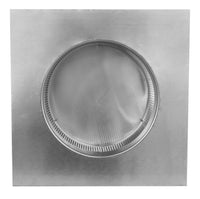 Static Vents - Round Back Roof Vent | 9" Diameter | 2" Tall Collar | Flat Flange | 63 Sq. In. NFA - Active Ventilation Products