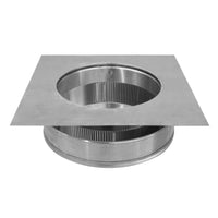 Static Vents - Round Back Roof Vent | 9" Diameter | 2" Tall Collar | Flat Flange | 63 Sq. In. NFA - Active Ventilation Products