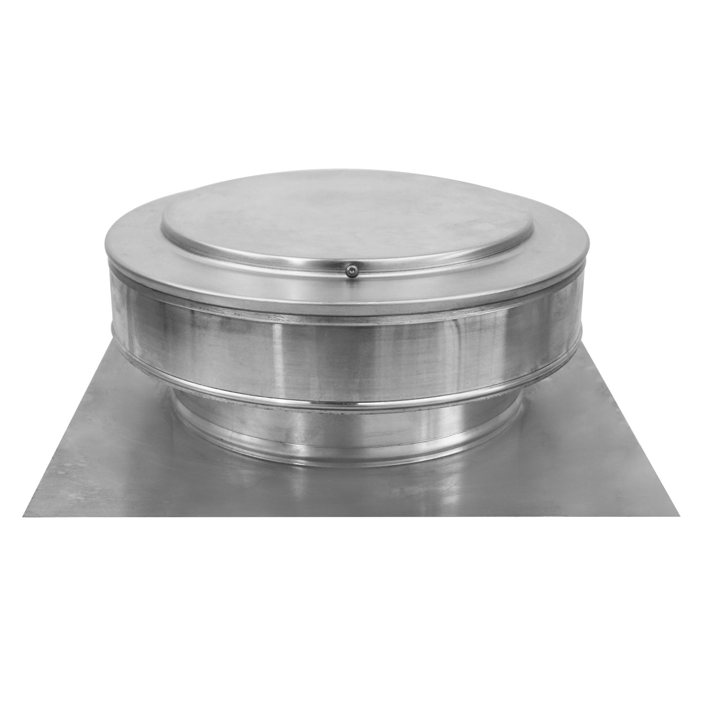 Model RBV-9-C2 | Round Back Roof Vent | 9" Diameter | 2" Tall Collar | Flat Flange | 63 Sq. In. NFA