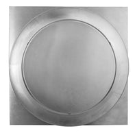 Static Vents - Round Back Roof Vent | 9" Diameter | 2" Tall Collar | Flat Flange | 63 Sq. In. NFA - Active Ventilation Products