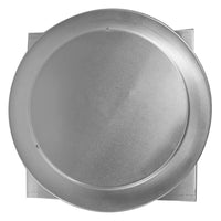 Model RBV - 9 - C4 - CMF - TP | Round Back Vent | 9" Diameter | " 4" Tall Collar | Curb Mount Flange | Tail Pipe - Active Ventilation Products