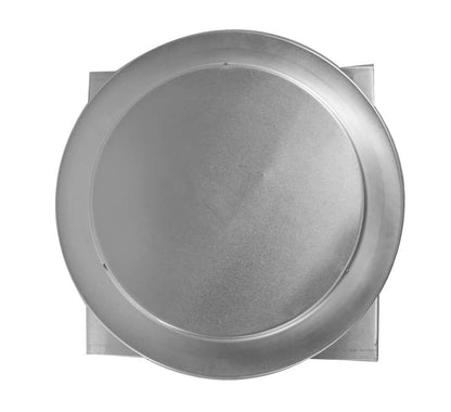 Model RBV-9-C4-CMF | Round Back Static Vent |  9" Diameter | 4" Tall Collar  |  63 Sq. In. NFA