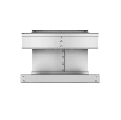 Static Vent 9" with Curb Mount Sub Base - Round Back Vent | 9" Diameter | 4" Tall Collar  |  63 Sq. In. NFA
