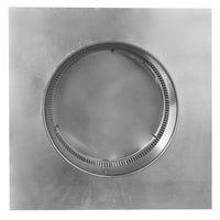 Static Vents - Round Back Roof Vent | 9" Diameter | 4" Tall Collar | Flat Flange | 63 Sq. In. NFA - Active Ventilation Products