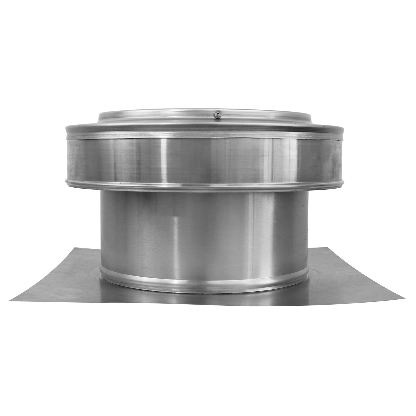 Model RBV-9-C4 | Round Back Roof Vent | 9" Diameter | 4" Tall Collar | Flat Flange | 63 Sq. In. NFA