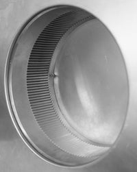 Static Vents - Round Back Roof Vent | 9" Diameter | 2" Tall Collar | Flat Flange | 63 Sq. In. NFA - Active Ventilation Products