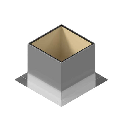 Insulated Square Roof Curb for 10" Diameter Vent | 12" high walls
