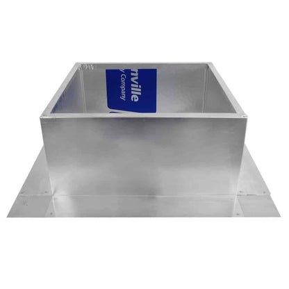 Model RC-10-H6-Ins |  Roof Curb for 10" Diameter Vent | 6" high walls | Insulated Walls